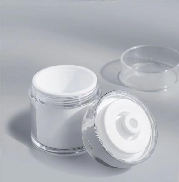 30ml 50ml Aluminum Outer Airless Pump Bottle For Skin Care Cosmetic Packaging Facial Serum
