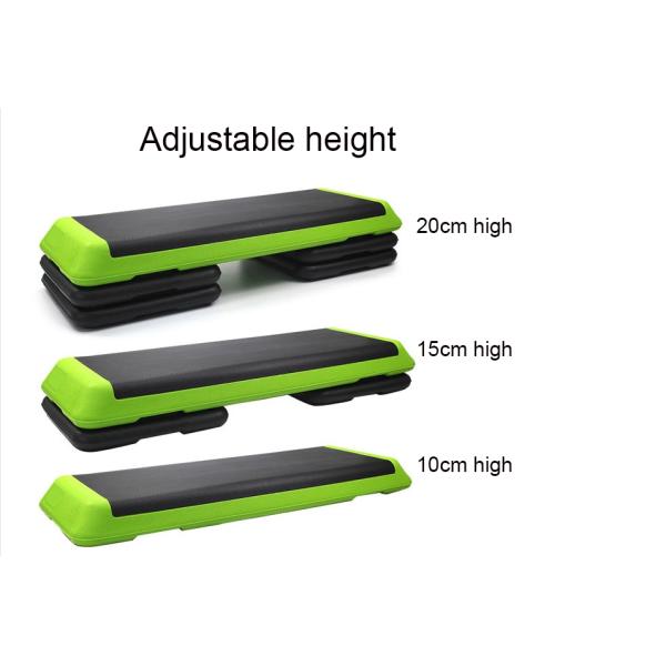 Gym Fitness Adjustable Gym Aerobic Step With Anti Skid Pedal