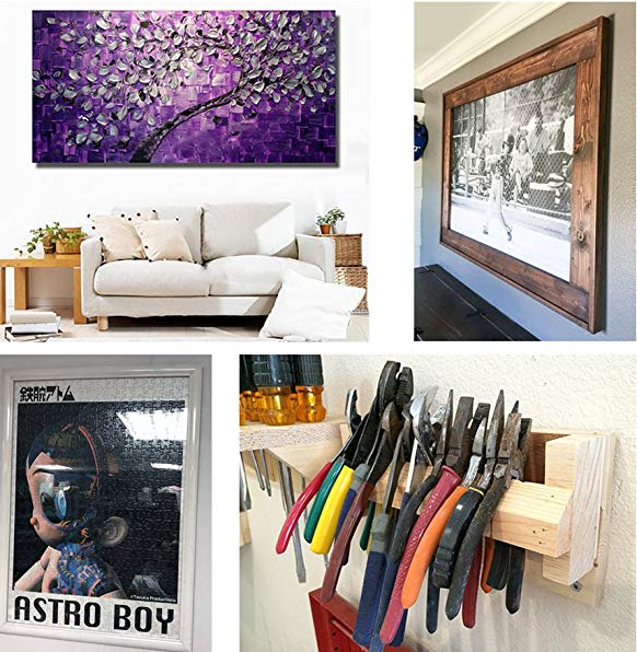 Стандартная толщина 2 мм Домашние французские шнурки Картинный крюк Аппаратный комплект Монтаж Алюминиевого Z Pole Clamp