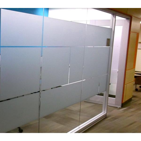 Graphics Self Adhesive Window Privacy Film With Matte / Stain Surface