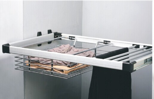 MR014   Wardrobe Multifunctional Rack:Pulls Basket Trousers Rack