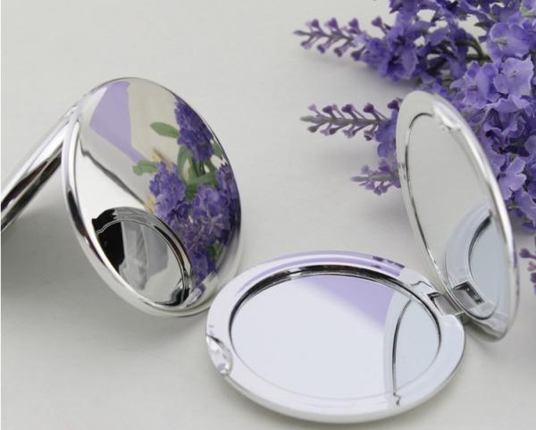 High quality plastic pocket compact mirror/cosmetic mirror/makeup mirror
