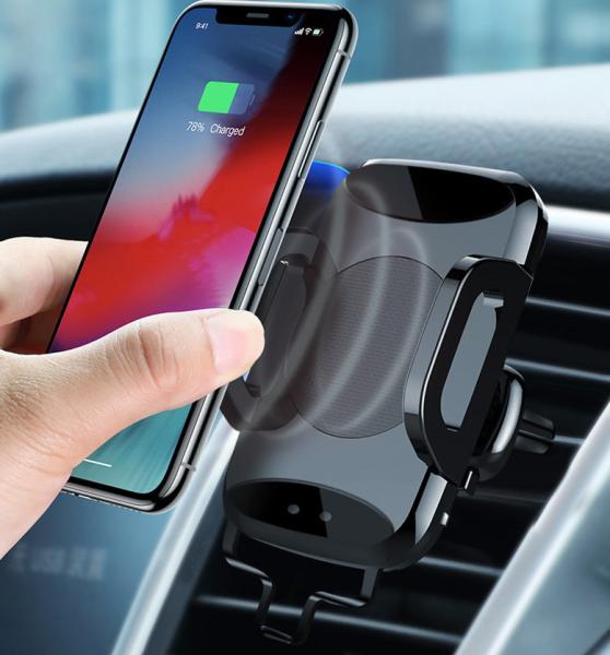 Infrared Induction Wireless Car Charger 5V 2A 105KHz CE FCC ROHS