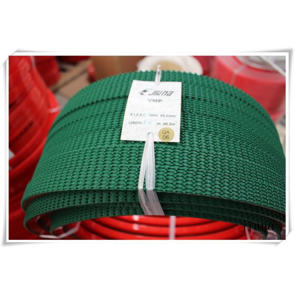 Conveyor PU V Belt With Super Grip / Transmission Polyurethane V Belt Top Green PVC