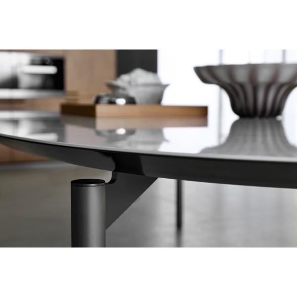 Wood Top Rectangle Modern Dining Room Tables Stainless Steel European Design