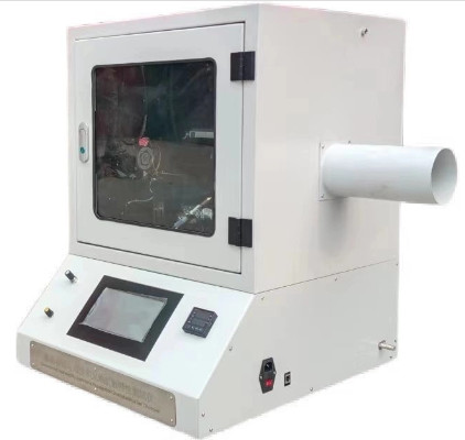 Conveyor Belt Vertical Burning Test Chamber with ISO 340 Standard, 10.5mm Bunsen Burner, and 0°～45° Adjustable Rotation