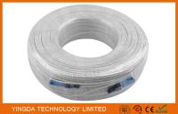 Avances à fibres optiques blanches de correction avec le SM recto 200M IL<0.3dB de Sc de connecteur rapide de FIC