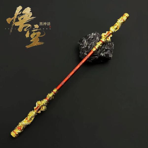 Monkey King Gold Hoop Ring Badge Three-piece Set for Game Periphery within Black Myth