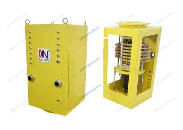 High Current Carbon Brush Slip Ring with Ethernet Signal For Harbour Machinery