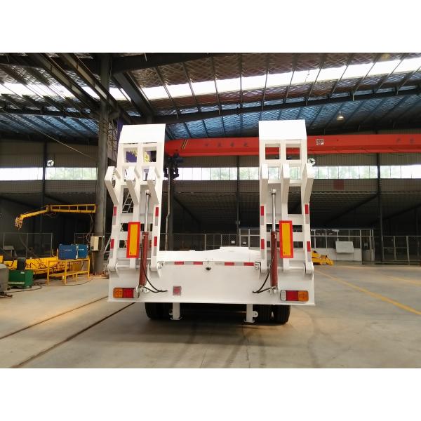 Высокая полезная нагрузка Aotong Гидравлическая система рулевой рампы низкая кровать полуприцеп грузовик 9м 13м