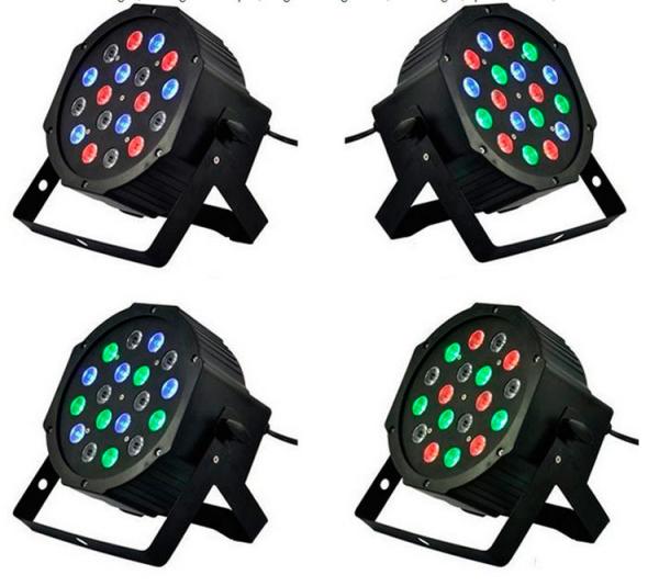18x1W Mini Led Can Stage Lights Disco DJ Wedding Party Concert Lighting