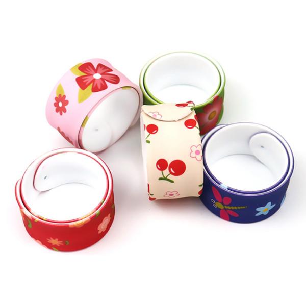 Custom Dimension Silicone Slap Wristband Non Toxic Material Short Lead Time