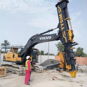 16675mm Max. Operating Height Clamshell Telescopic Arm for 5.6t Bucket Weight and Heavy Duty Applications