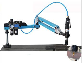 Blue Pneumatic Air Tapping Machine Universal Tapping Direction With Flexible Arm