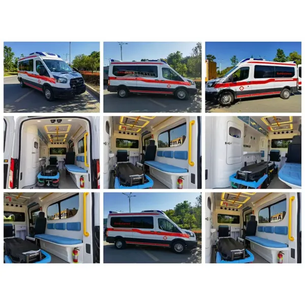 Ford Gasolinetransit Monitoring Ambulance Hostiptal ICU First Aid Ambulance