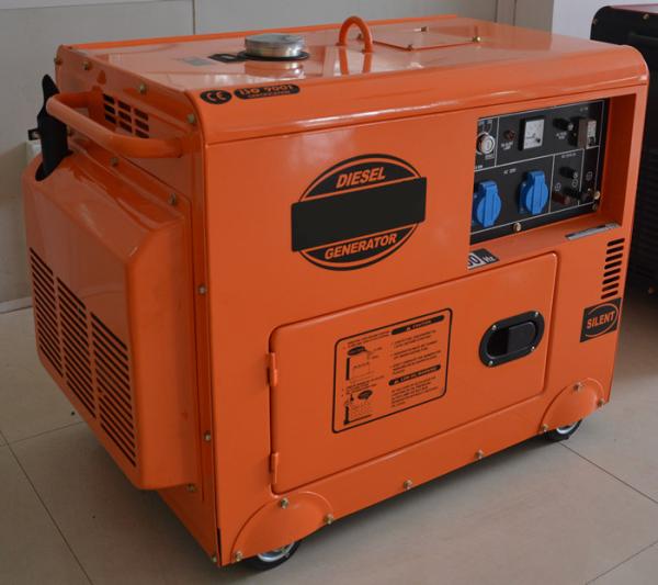 Geradores diesel pequenos à prova de som 220/230/240v 186FA da fase monofásica