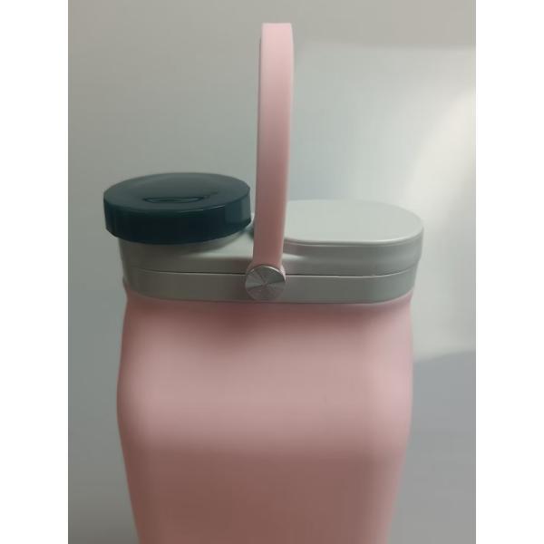 Custom Logo Collapsible Silicone Drinking Water Bottle Perfect for Business Gifts