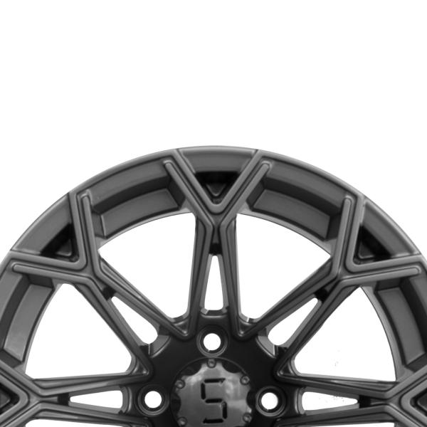 Golf Cart 12''/14'' Gunmetal Wheel 4x4 Bolt Pattern -25 ET 16 Spokes