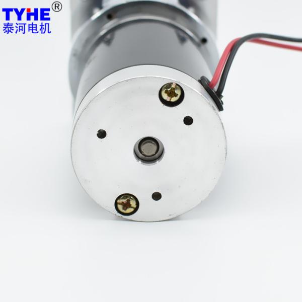 Silver Housing 60mm Diameter 70w Dc Brushed Type 12v 24v Variable Speed Gear Motor