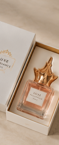 Regal Crown Luxe Rose-Gold Perfume Cap – Prestige Edition