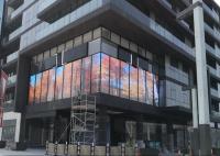 Tela de exposição video interna de vidro transparente 1920hz da parede P3 do diodo emissor de luz da cor completa