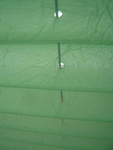100% polyester fabric pleated shades for windows with steel headrail and steel bottomrail