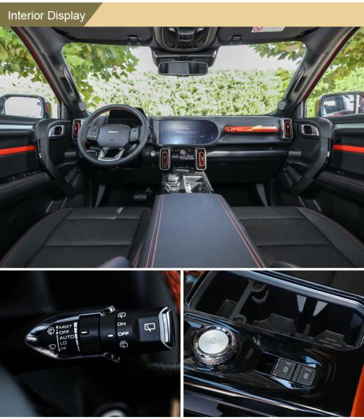 High Speed 2023 Haval DARGO DCT Maximum Torque Nm 200-300Nm Gas/Petrol Compact SUV 0km Used Car Great Wall Vehicles Haval BIG DOG