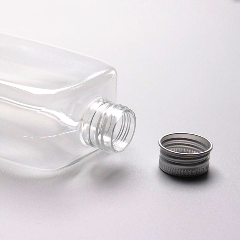 Brew 50ml прозрачной плоской прямоугольной бутылки с водой холодное к 500ml PETG