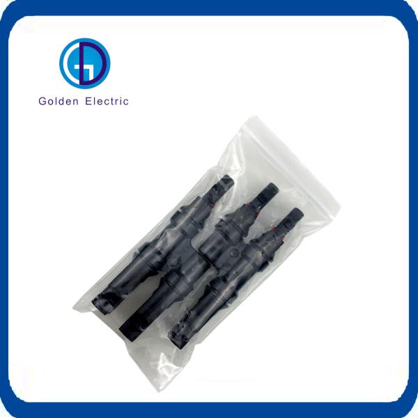 US 0.8/Piece Rated Voltage 600V UL Mc4 Solar Connector 2 in 1 Branch Multiple PV Connector