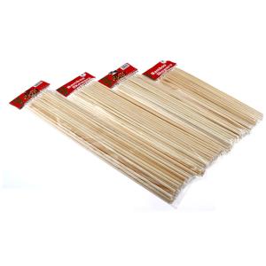 Brochettes en bambou de barbecue de torréfaction de guimauve, bâtons en bois du