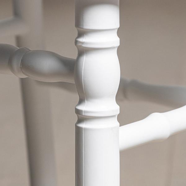 Elegant White Napoleon Chair Perfect for Wedding Banquet and Event Dining Room Furniture