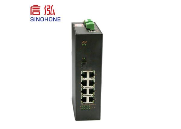 9 Ports Management 100/1000 Poe Gigabit Ethernet Fiber Optic Network Switch