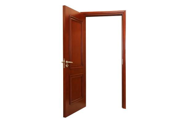 180mins Front Fire Rated Wood Doors  Swing Open Style