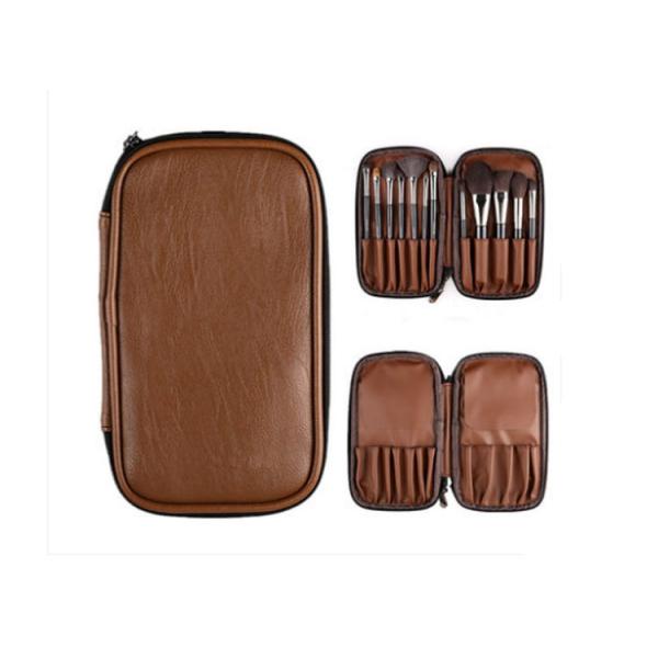 Large capacity zipper brush bag, brush set, makeup tool, makeup brush, 12 brush drum bags