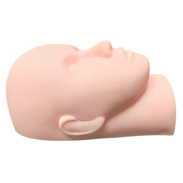 Piel permanente de la práctica del maquillaje de la goma de silicona, maniquí ir a práctica del maquillaje
