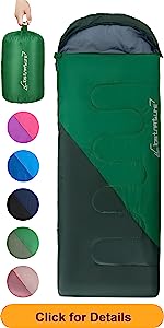 Outdoor Camping Children Sleeping Bag, Fit Boys and Girls 4 Season Comfortable Compact Sleeping Bag Mummy Camping