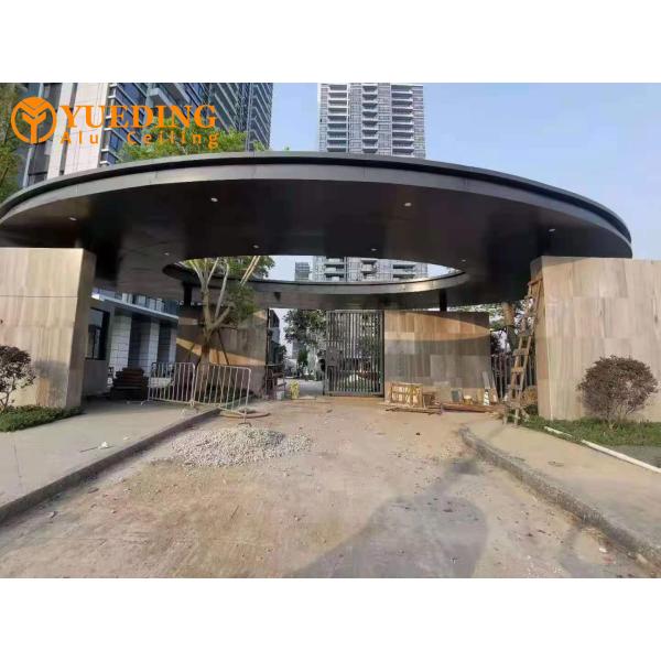 Villa Eaves lignes ombrage de soleil Panneaux en aluminium étanche à l'eau