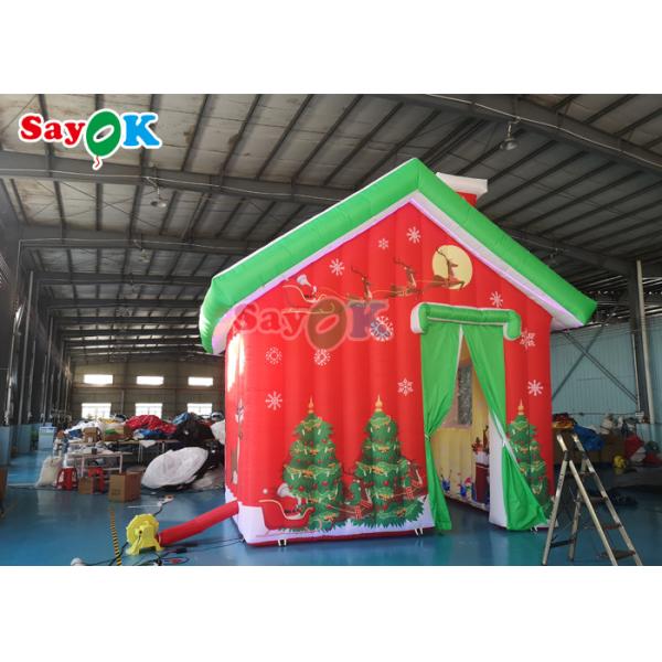 Oxford Cloth Giant Inflatable Christmas House Outdoor Camping Tent House