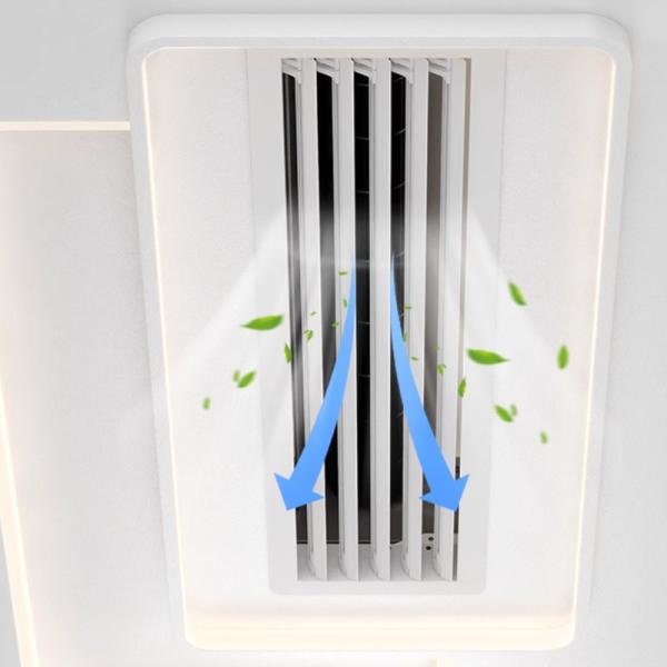 115W 550mm Smart LED Fan Lights Rotating Adjustable Brightness