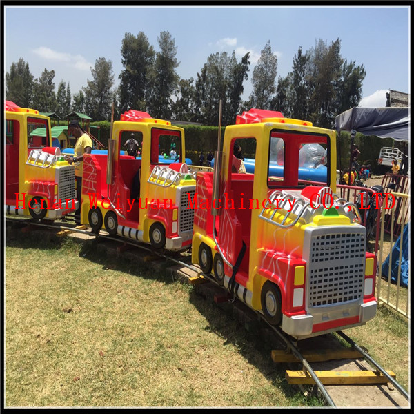 new desighed 4 cabins 16 seats big truck shape amusement outdoor equipment kids electric train