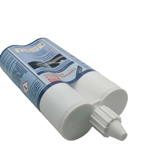 Light Yellow PU Corner Angle Glue for Doors & Windows Double Components Adhesive with High Bonding Strength
