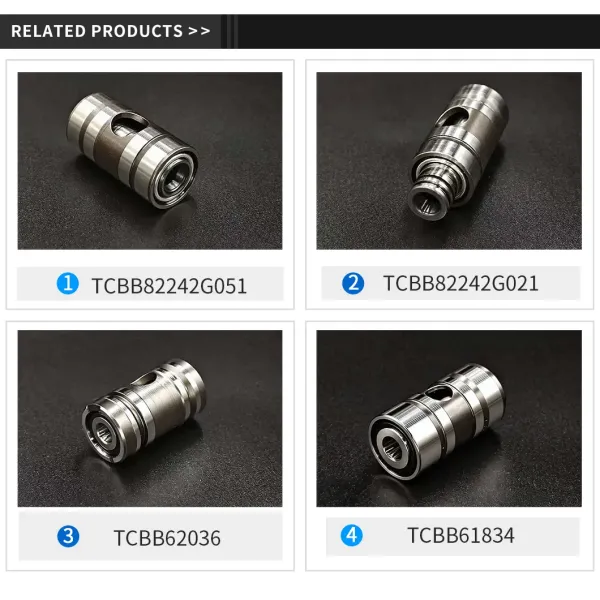 Turbocharged Performance for Aggressive Mods 82242g05 Dual Ceramic Ball Bearing 8.8X22X42.5mm for High-Rpm Tuning