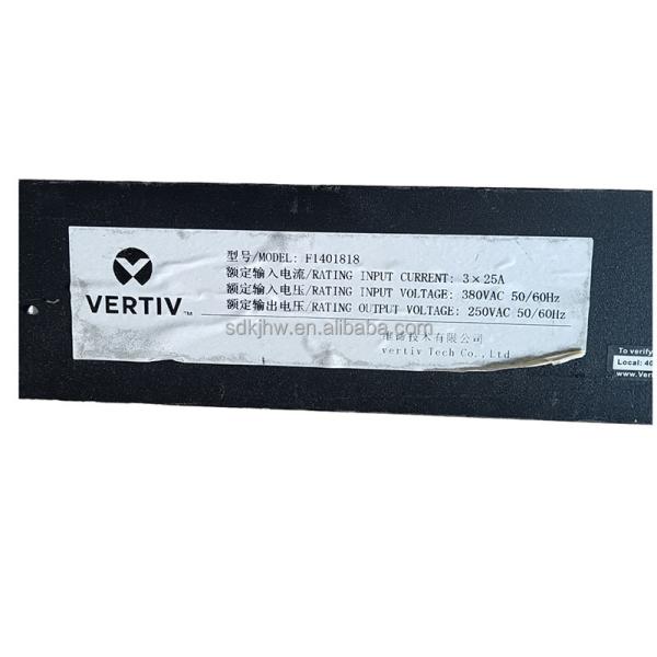 Vertiv PDU Socket F1401818 1u Rack Mount AC 1p Power Distribution Unit in Network Cabinet