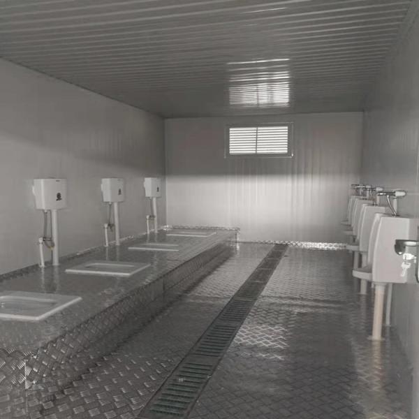 20FT/40FT Customized Prefabricated Bathrooms with Local Standard Electricity and Shower Room
