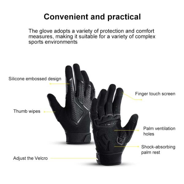 Anti-slip Wear-resistant Touch Screen Motorbike Gloves for Summer Racing Pro Bikers