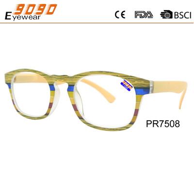 New arrival and hot sale of plastic reading glasses with color lenses, suitable for women