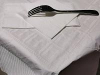 Nappe de papier jetable blanche 1.37mx2.74m flexible aucun pliage