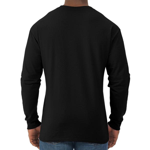 Custom Logo Classic Fit Soft Heavy Weight Tee Cotton Polyester Blank Long Sleeve Men T Shirts