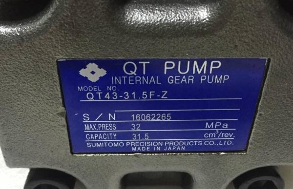 Bomba de engrenagem da baixa pressão da série de Sumitomo quarto/bomba de engrenagem interna hidráulica