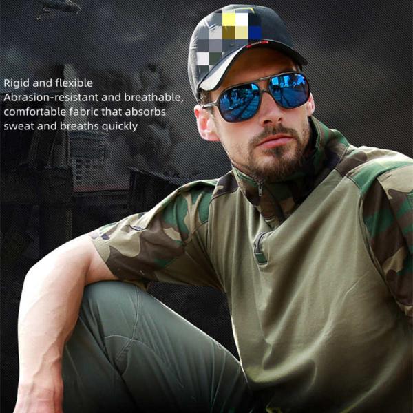 Green Python Camouflage Military Tactical Shirts S-5XL Woodland Frog Gear